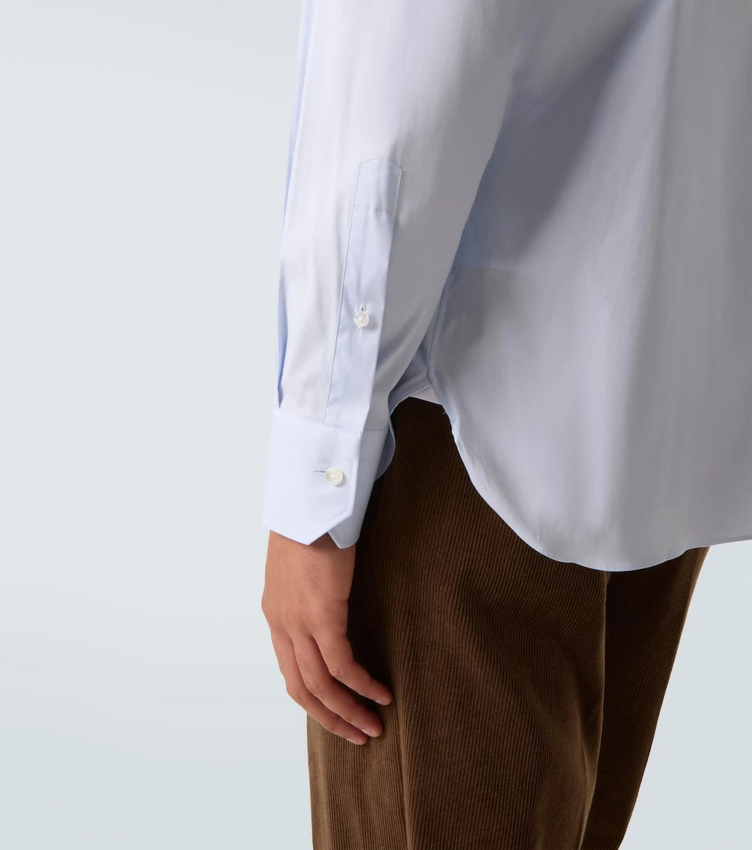 Zegna - قميص من مزيج القطن