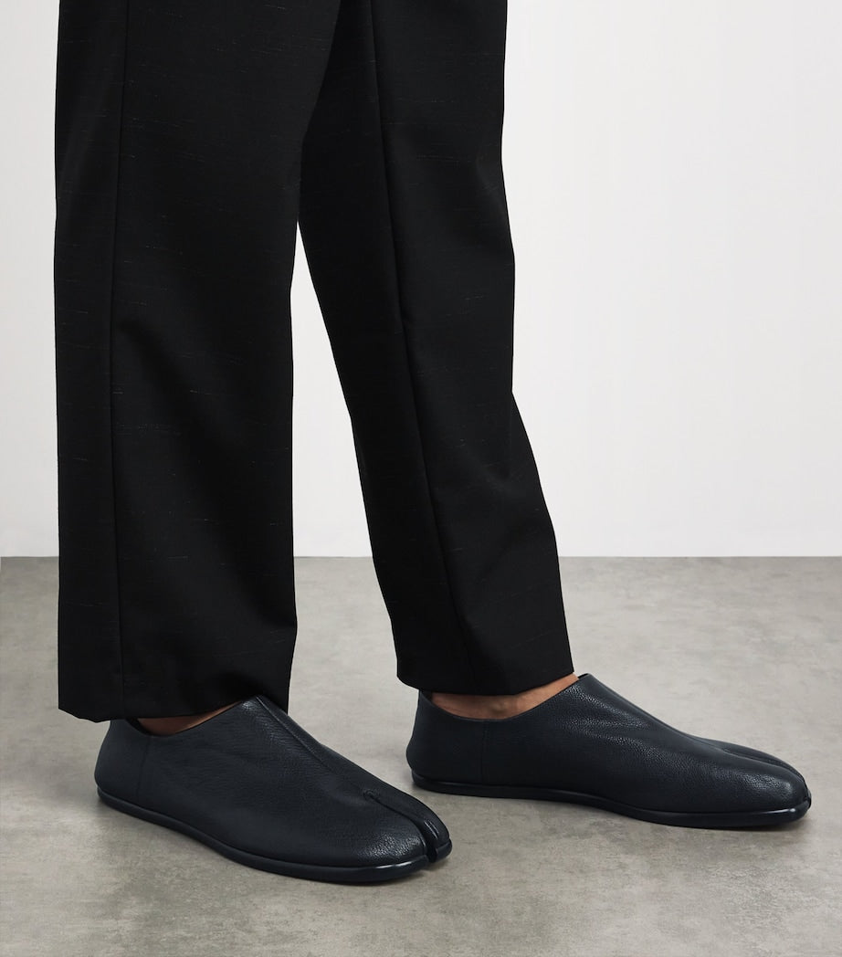 Nappa Leather Tabi Babouche Mules