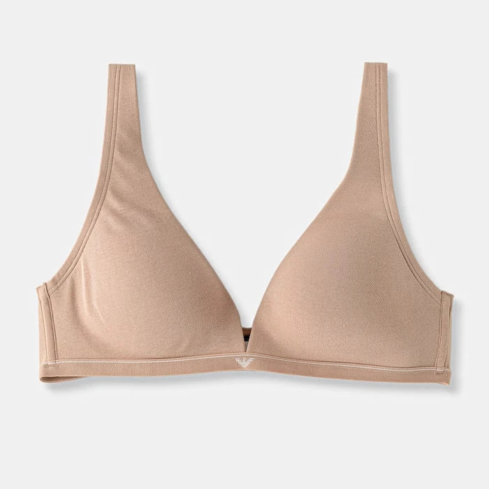 Emporio Armani Underwear pamuk ve elastan derin dekolteli sütyen