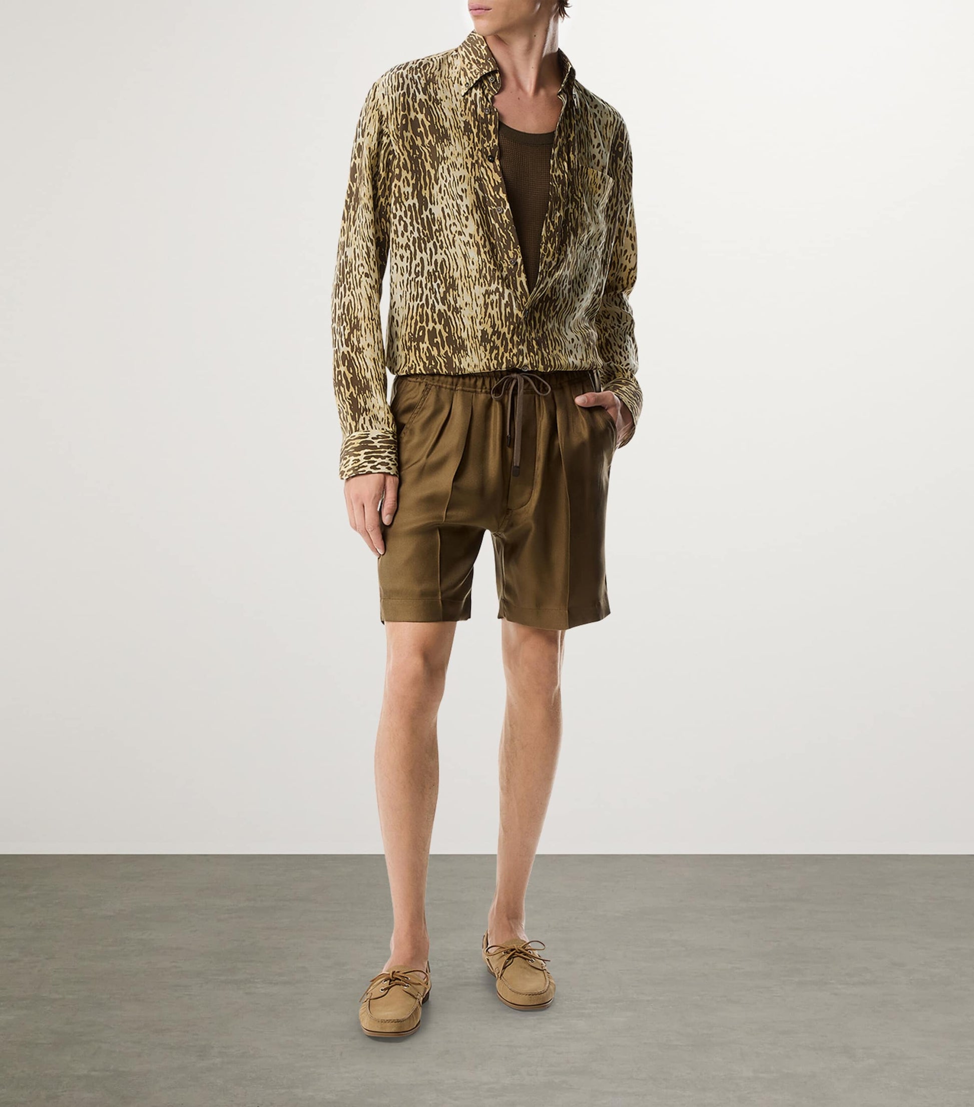 TOM FORD Nubuck Robin Boat Shoes