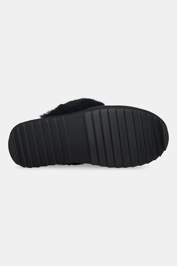 Кожени чехли Tommy Hilfiger TH SHEARLING HOUSE SHOE