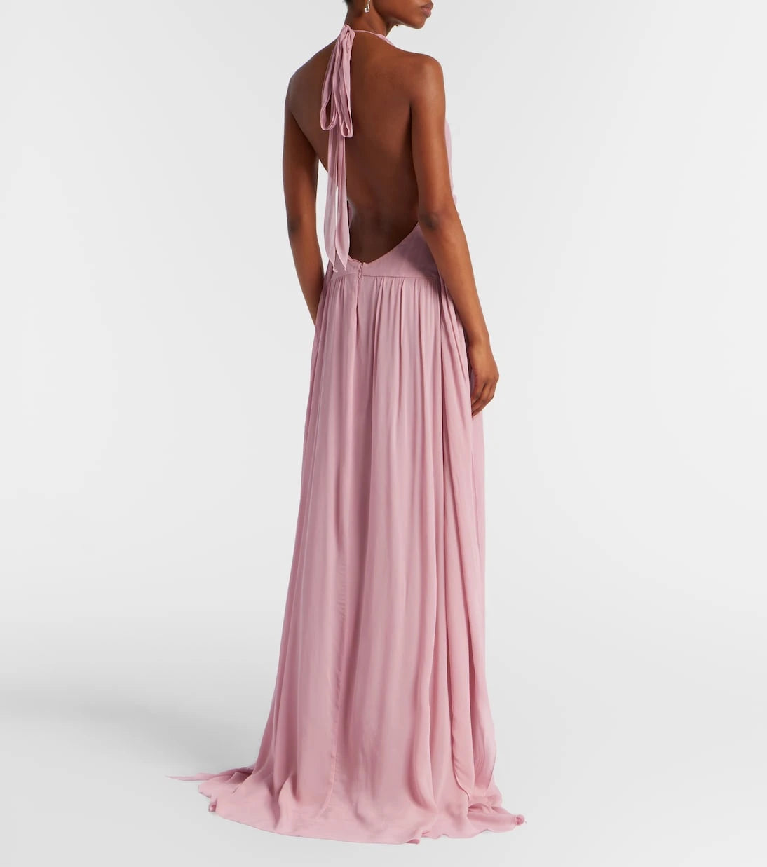 Blumarine - Ruffled georgette gown