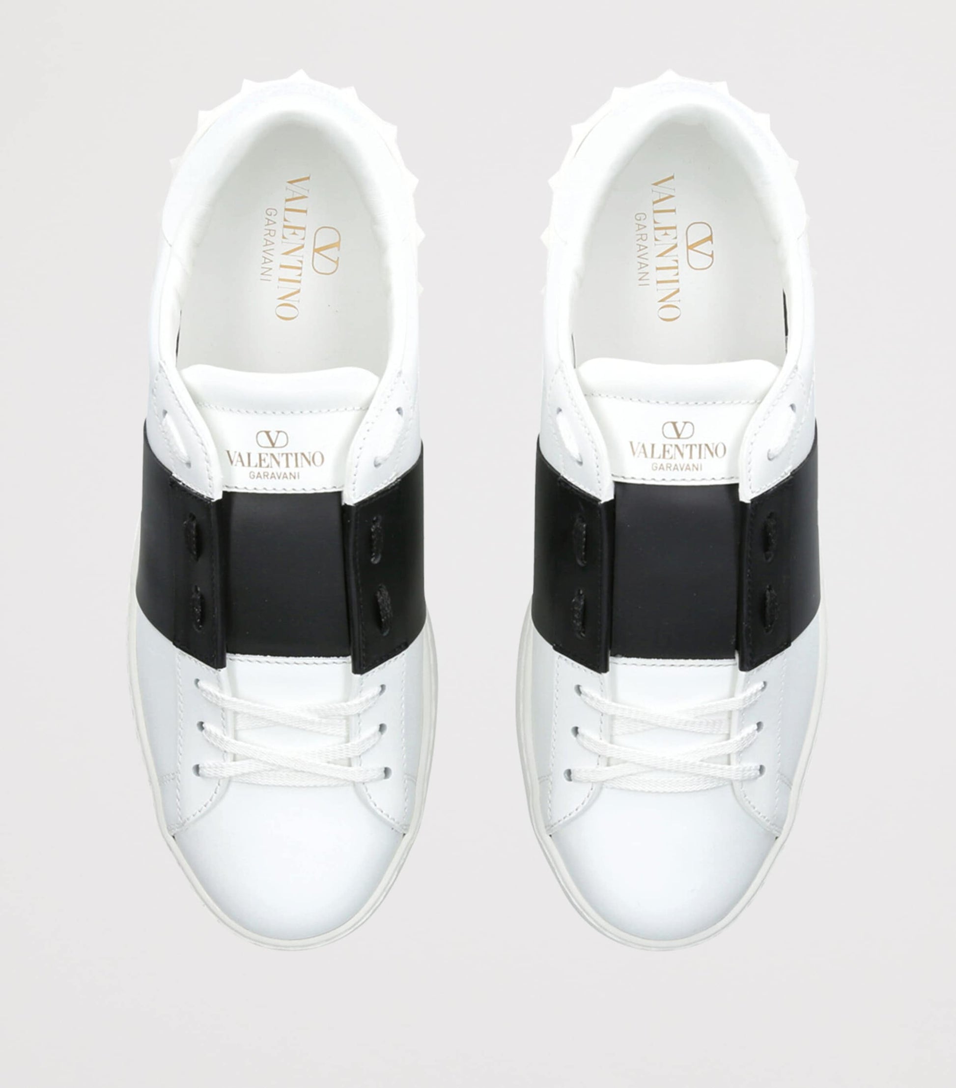 Leather Open Sneakers