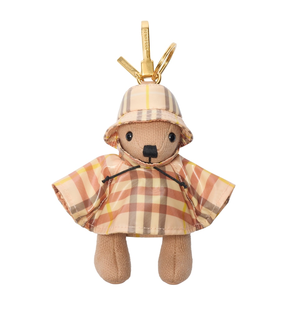 Beige Wool-Cashmere Thomas Bear Keychain