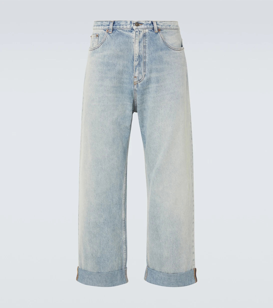 Valentino - High-rise straight jeans