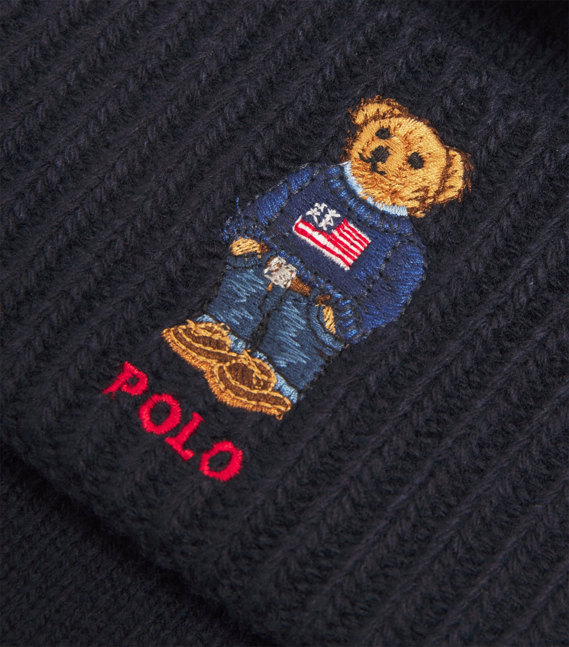 Polo Bear Hat and Scarf Set