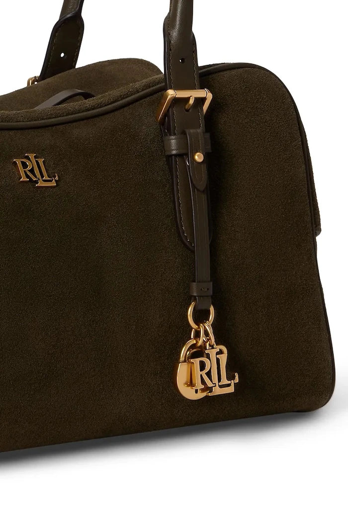 Lauren Ralph Lauren kadın süet baget çanta