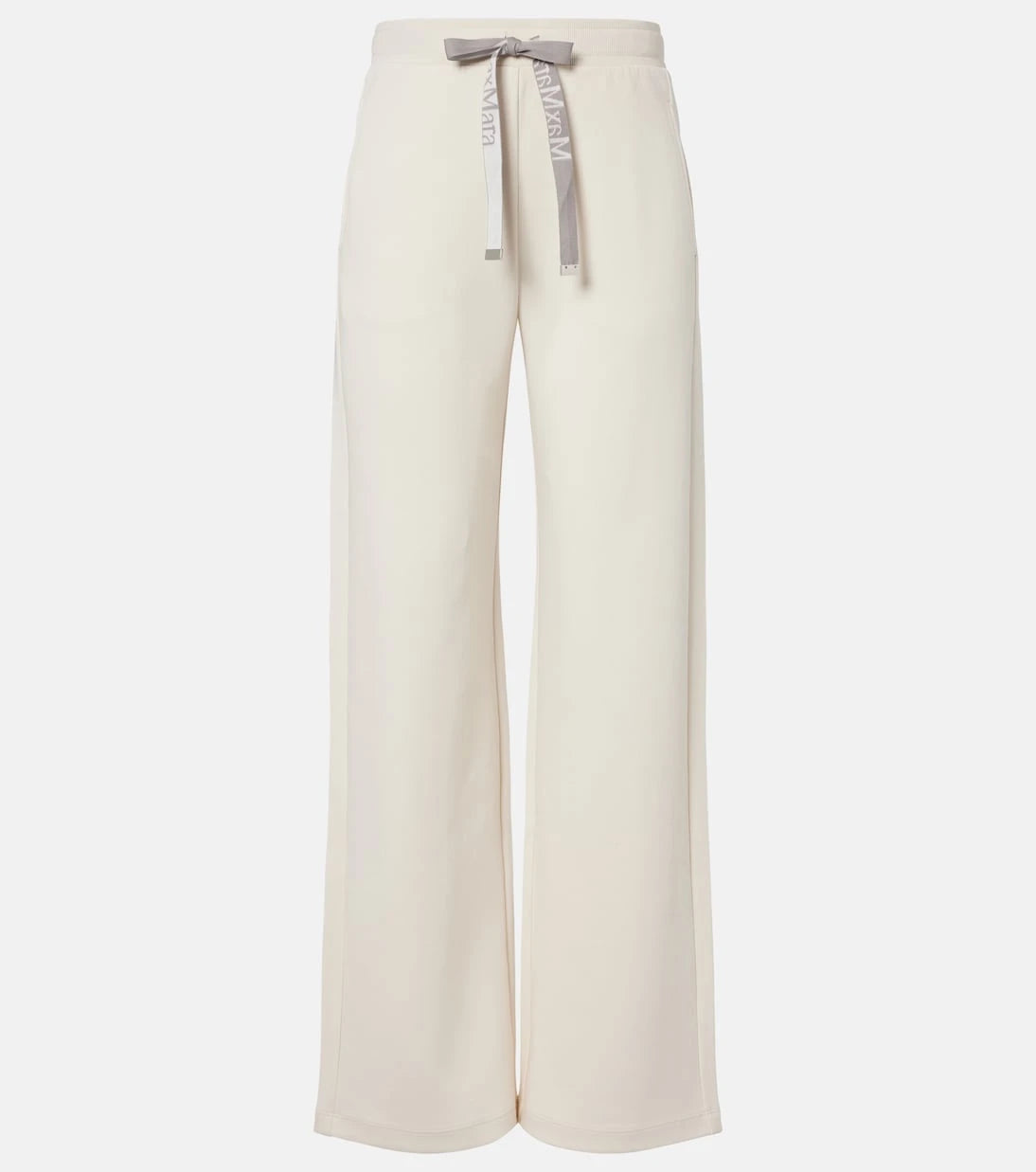 'S Max Mara - Cotton-blend jersey wide-leg sweatpants