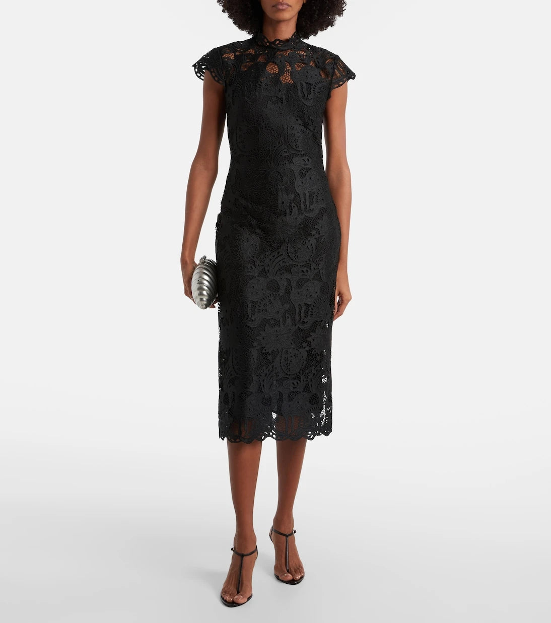 Staud - Rosaline guipure lace cocktail dress