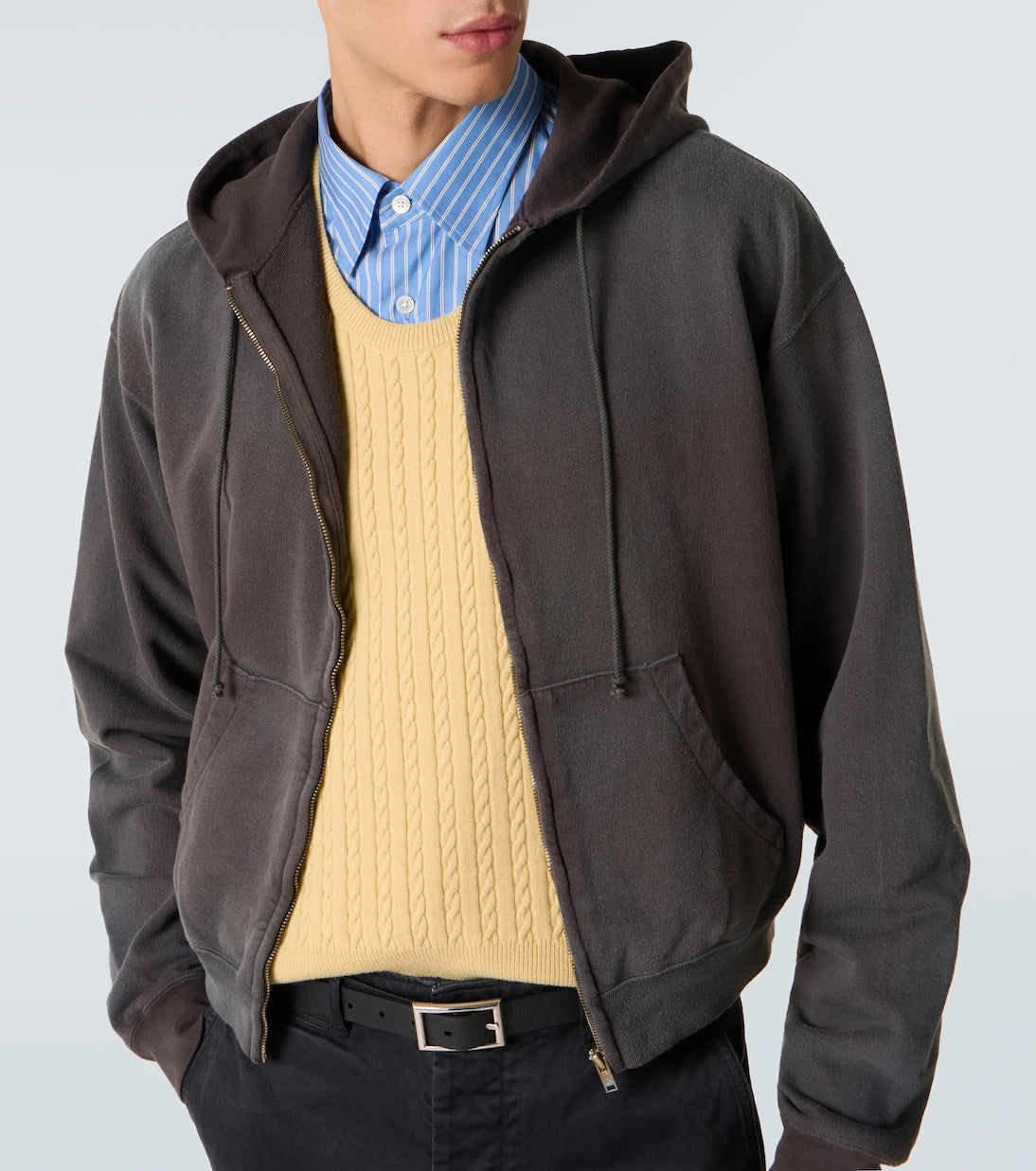 Auralee - Cotton jersey hoodie