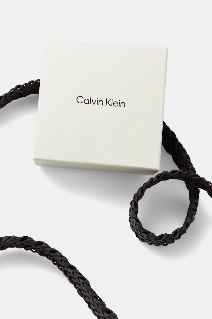 Calvin Klein Örgü Erkek Deri Kemer