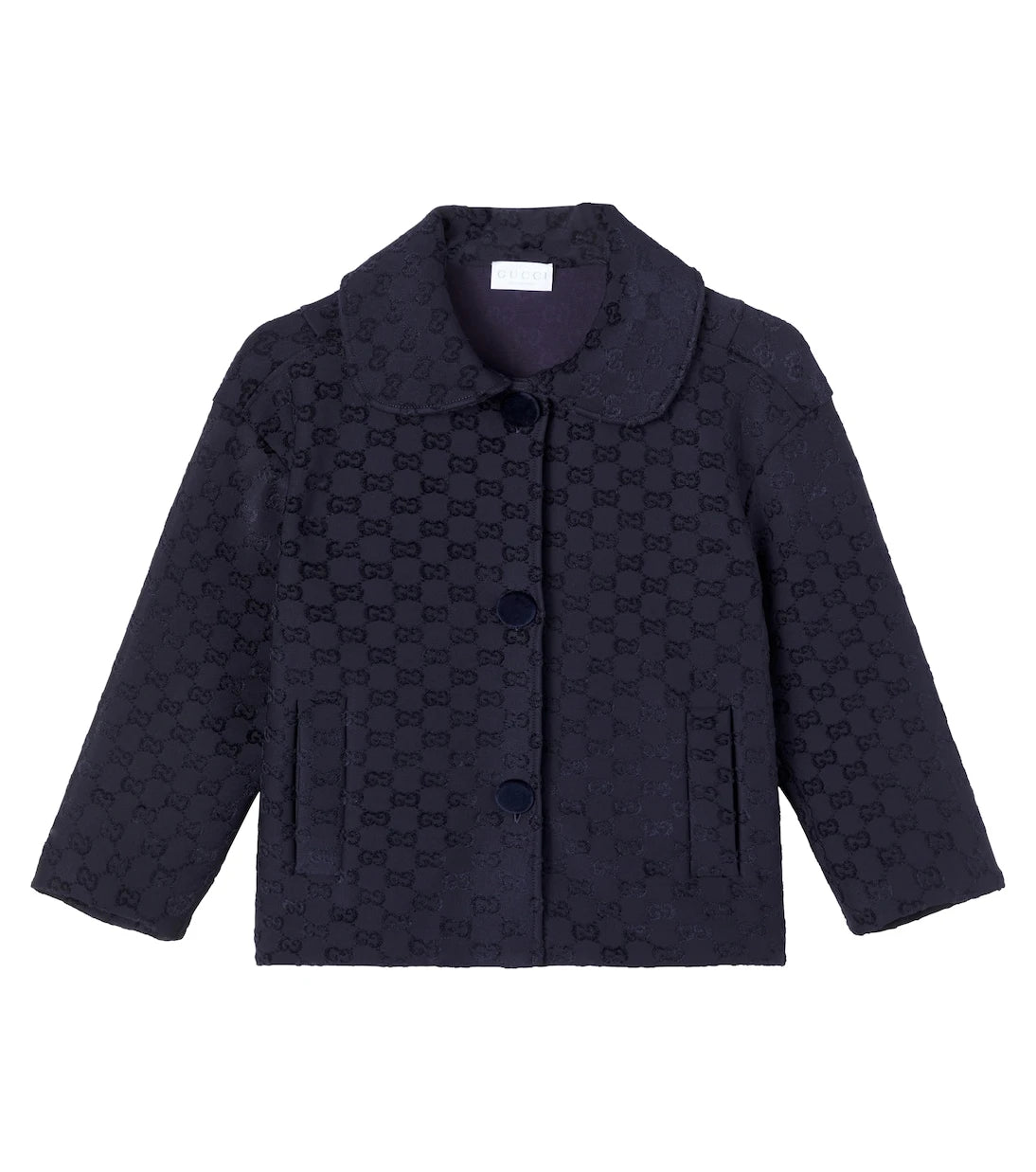 Gucci Kids - جاكيت جاكار بنقشة GG
