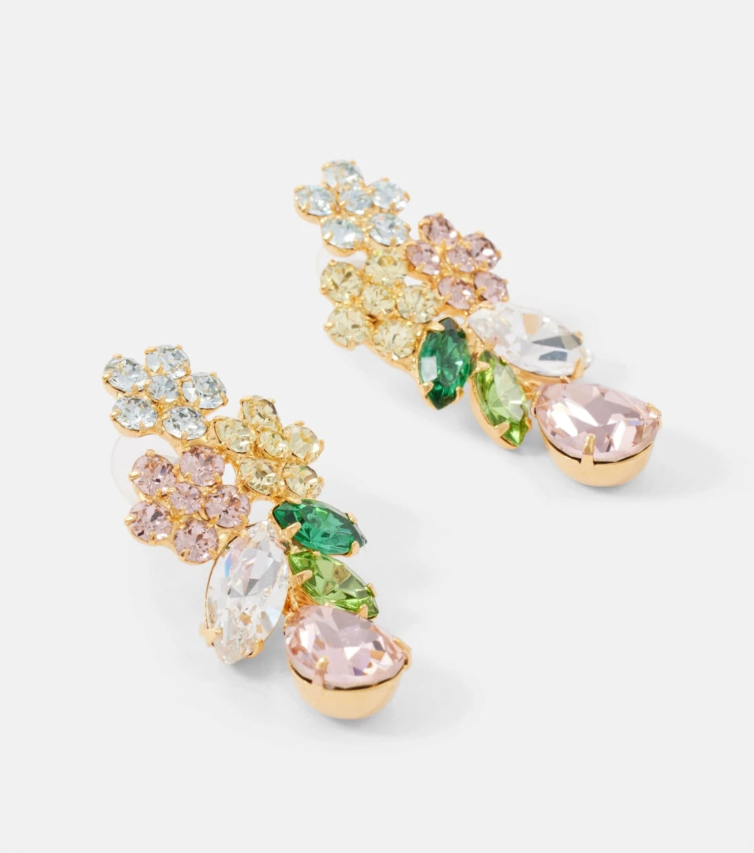 Jennifer Behr - Bouquet gold-plated drop earrings