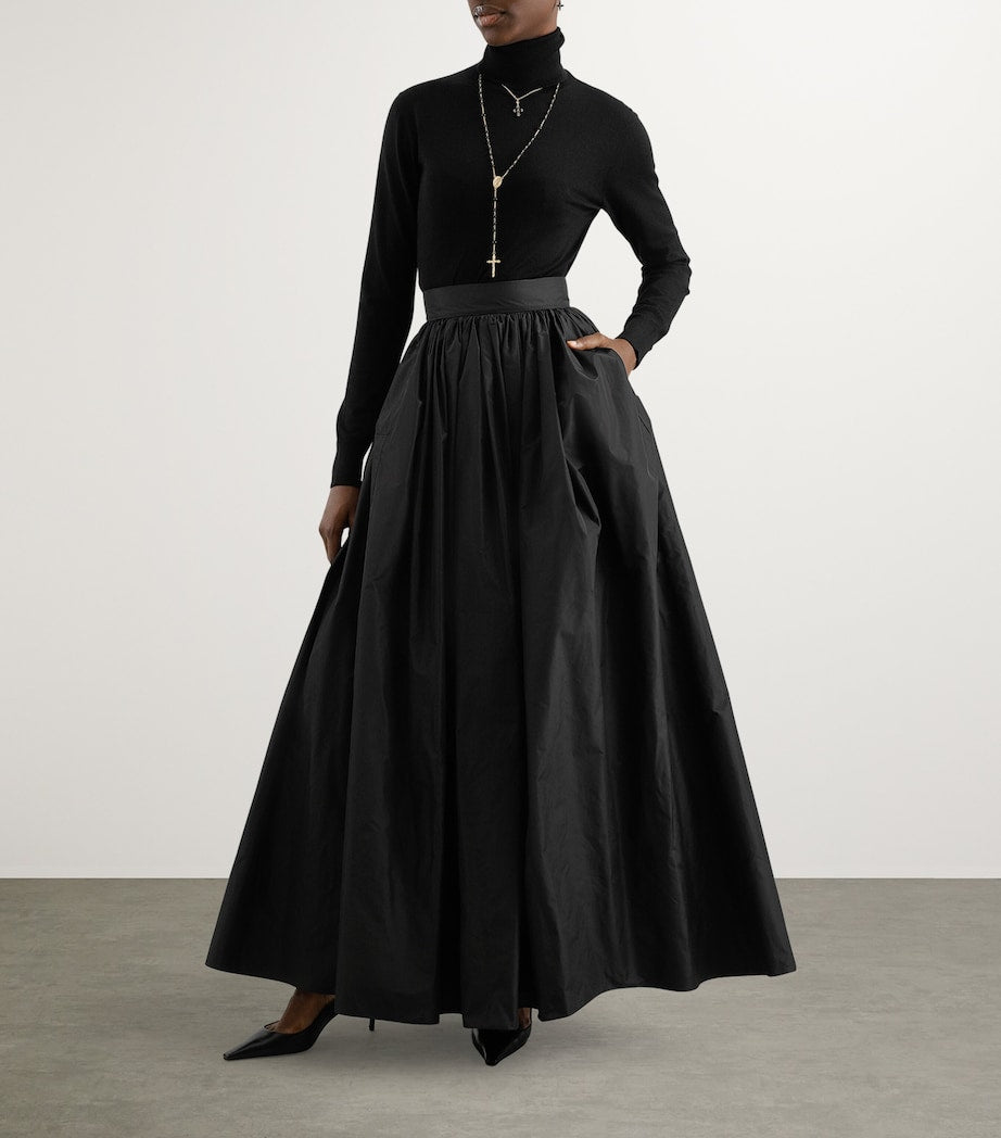 Dolce & Gabbana Multi Taffeta Circle Maxi Skirt