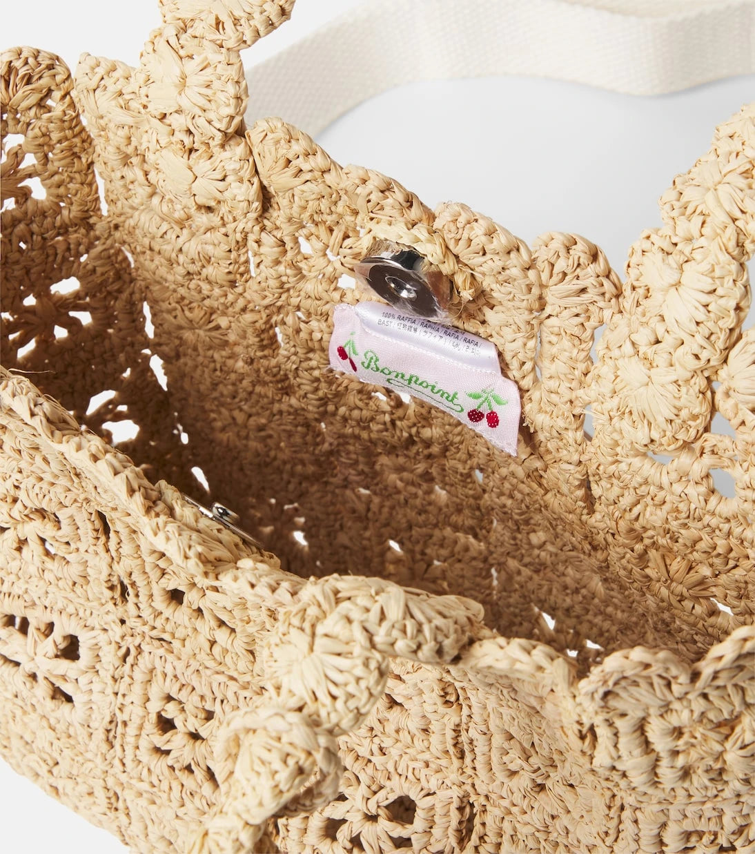 Bonpoint - Lito raffia basket bag