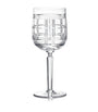 Hudson Plaid Red Wine Glass