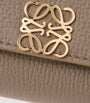 LOEWE Brown Small Leather Anagram Wallet
