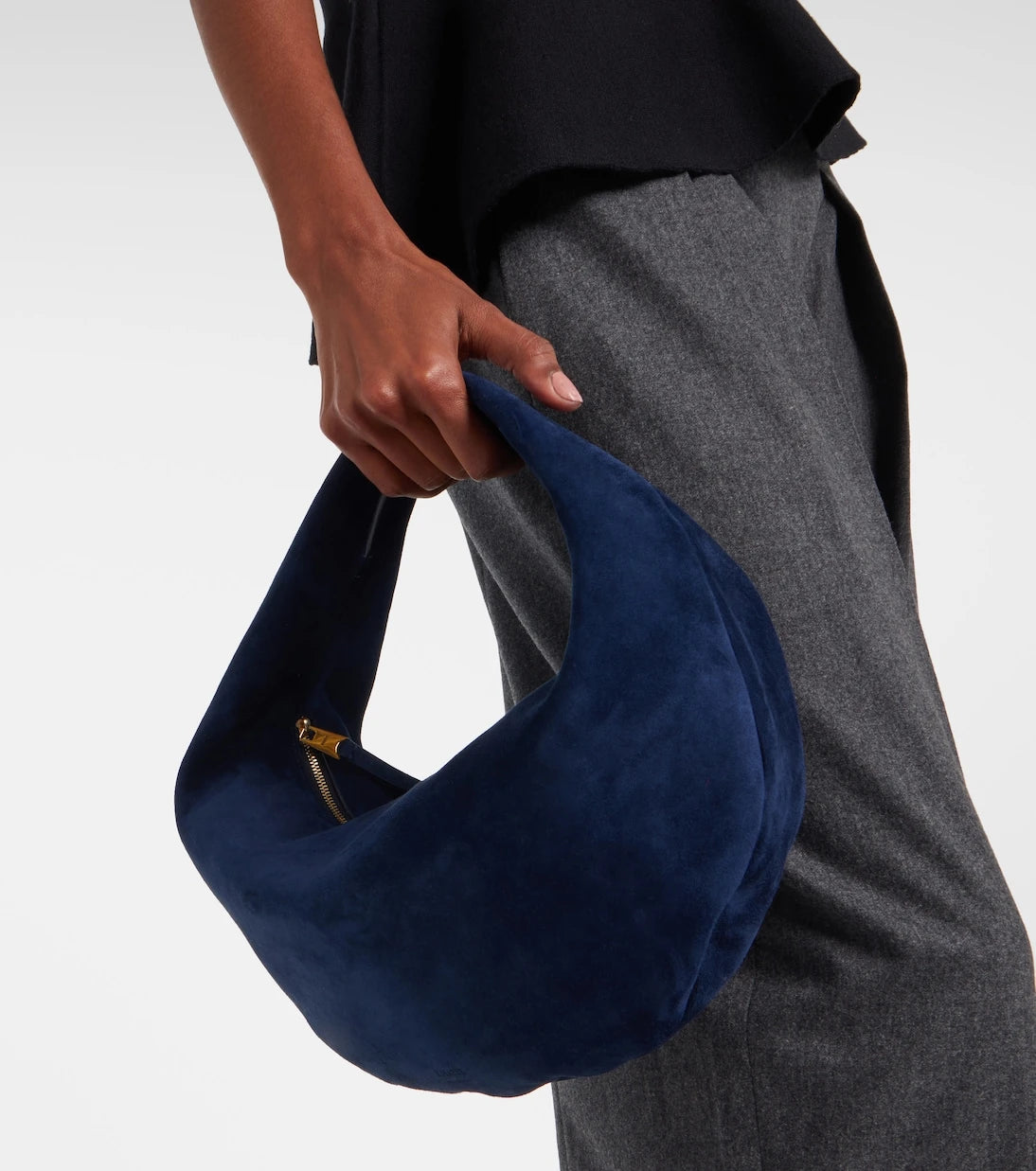 Khaite - Olivia Medium suede shoulder bag