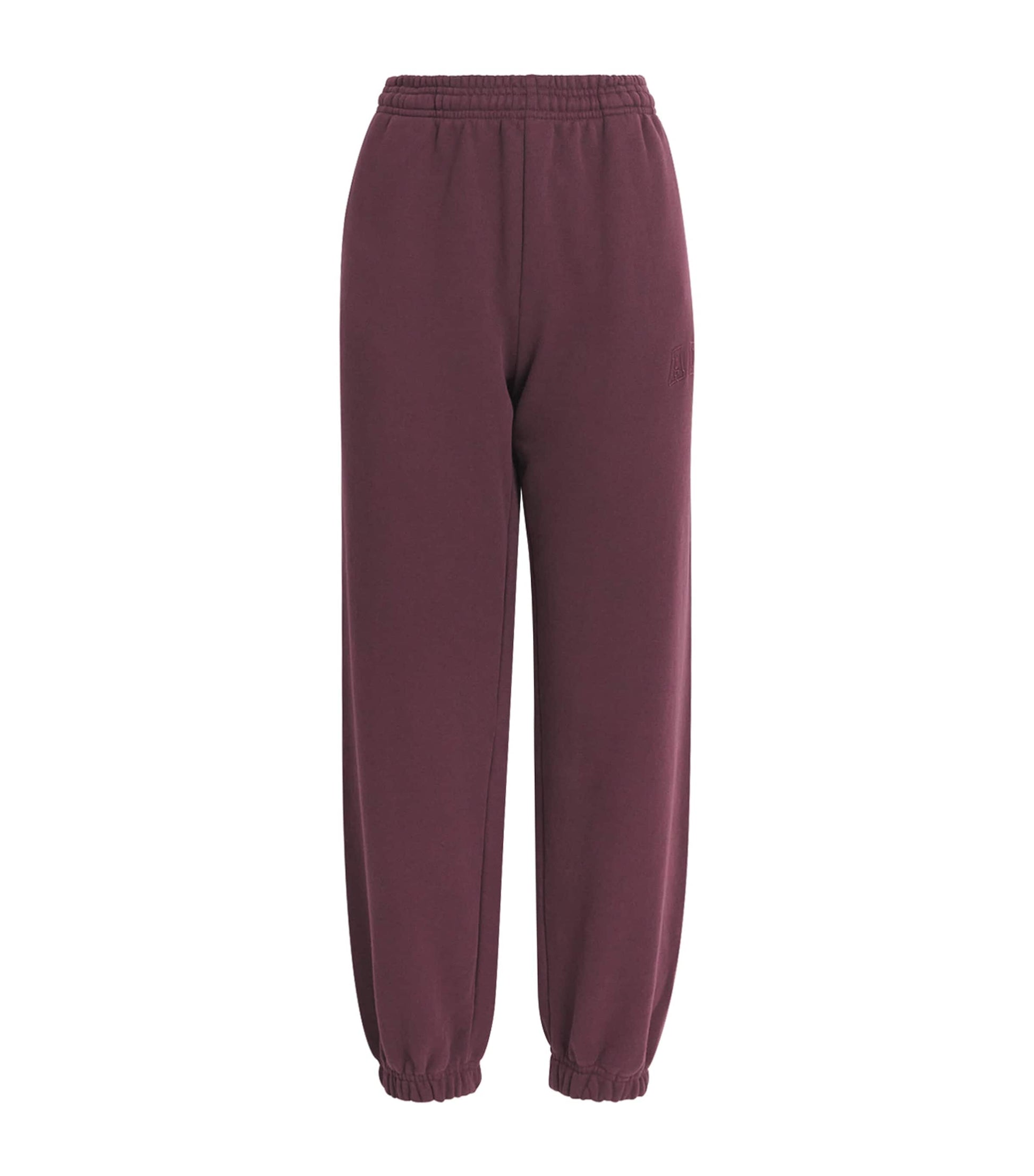 Burgundy Organic Cotton Sweatpants