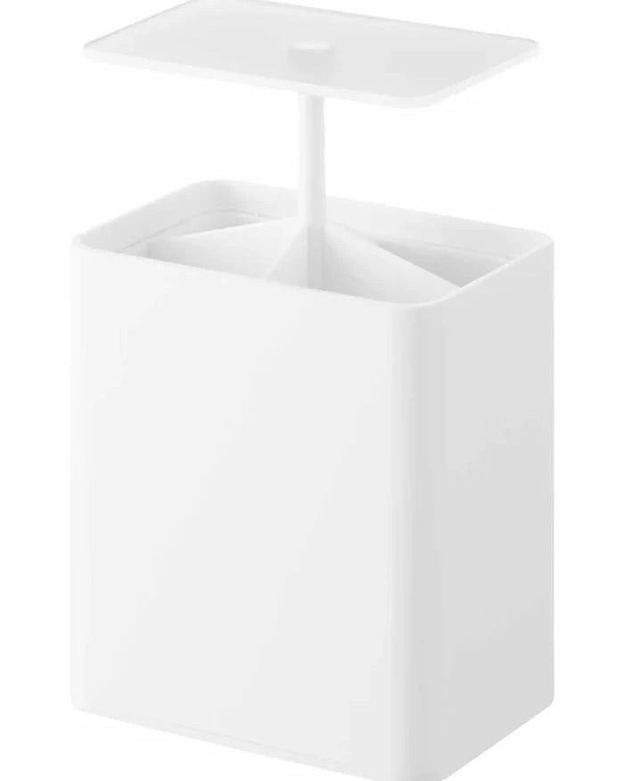 Yamazaki plastik saklama düzenleyicisi 9,6 x 6,6 x 10,8 cm