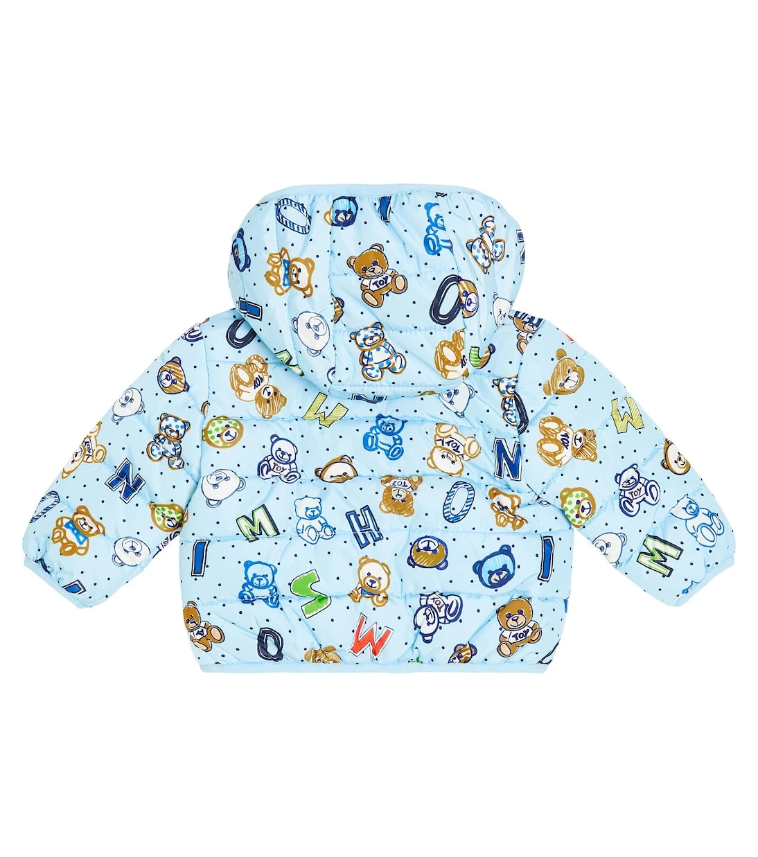 Moschino Kids - جاكيت منفوخ بطبعة للأطفال