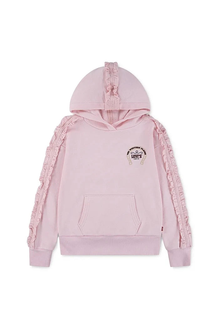 Levi's PULLOVER HOODIE WITH RUFFL Çocuk Sweatshirt