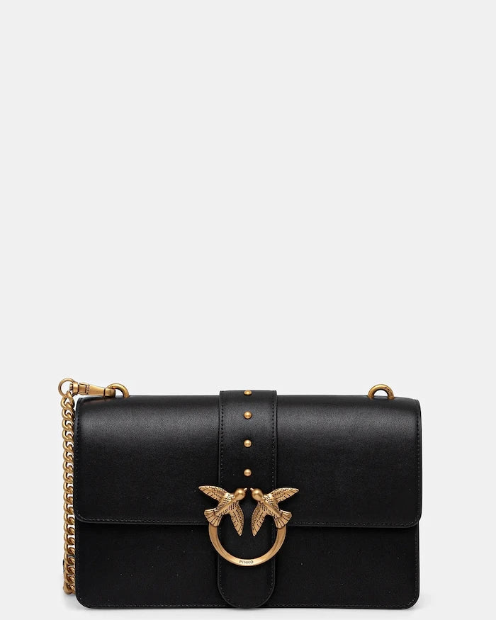 Pinko kadın deri crossbody çanta