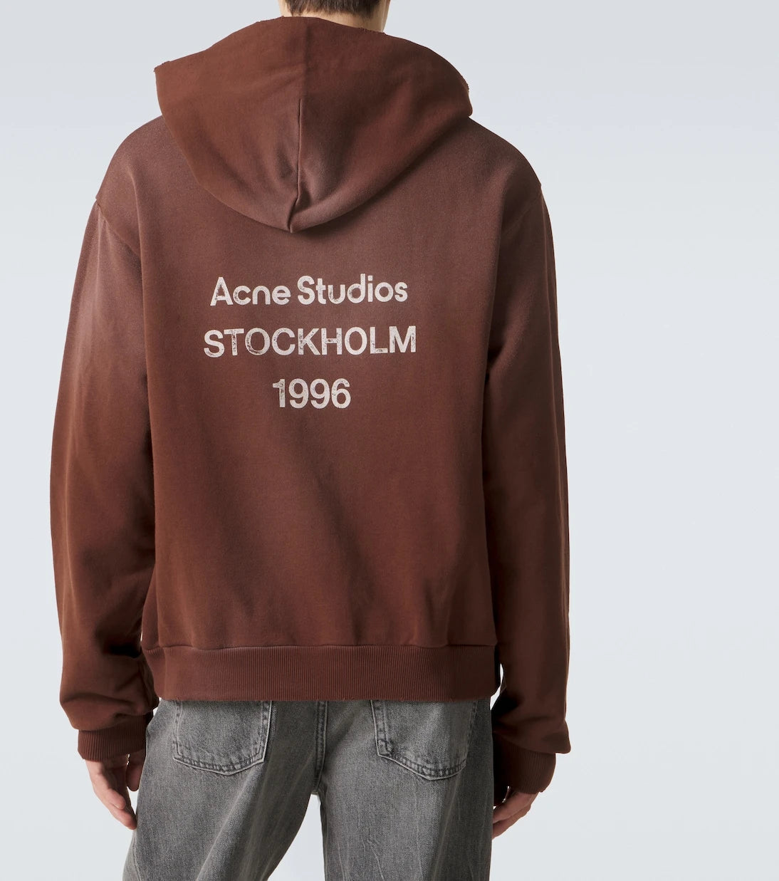 Acne Studios - Logo cotton-blend jersey hoodie