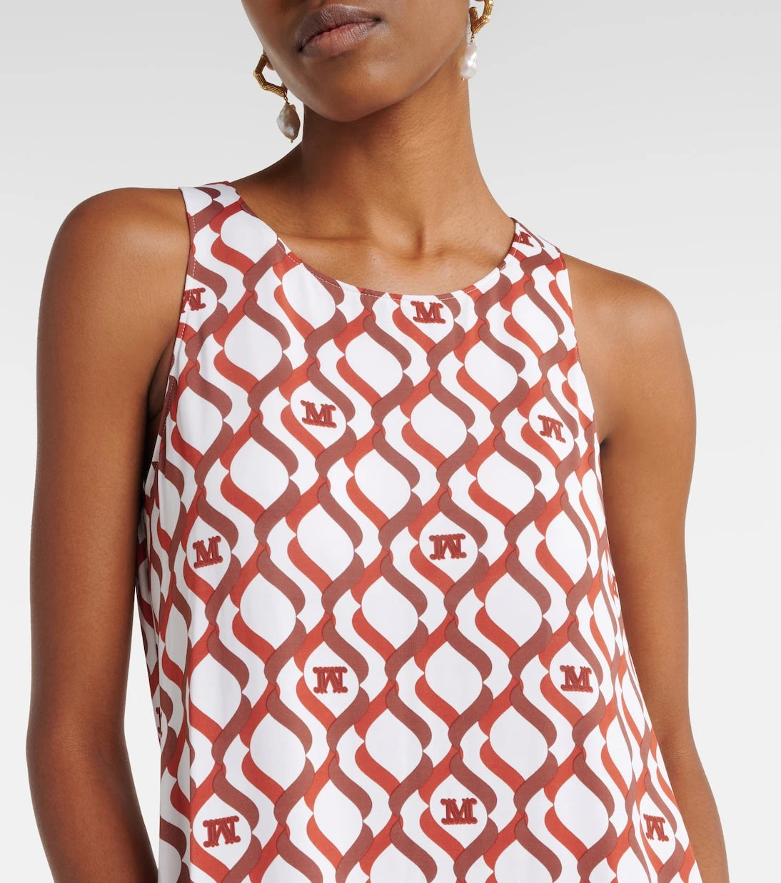 Max Mara - Paste printed midi dress