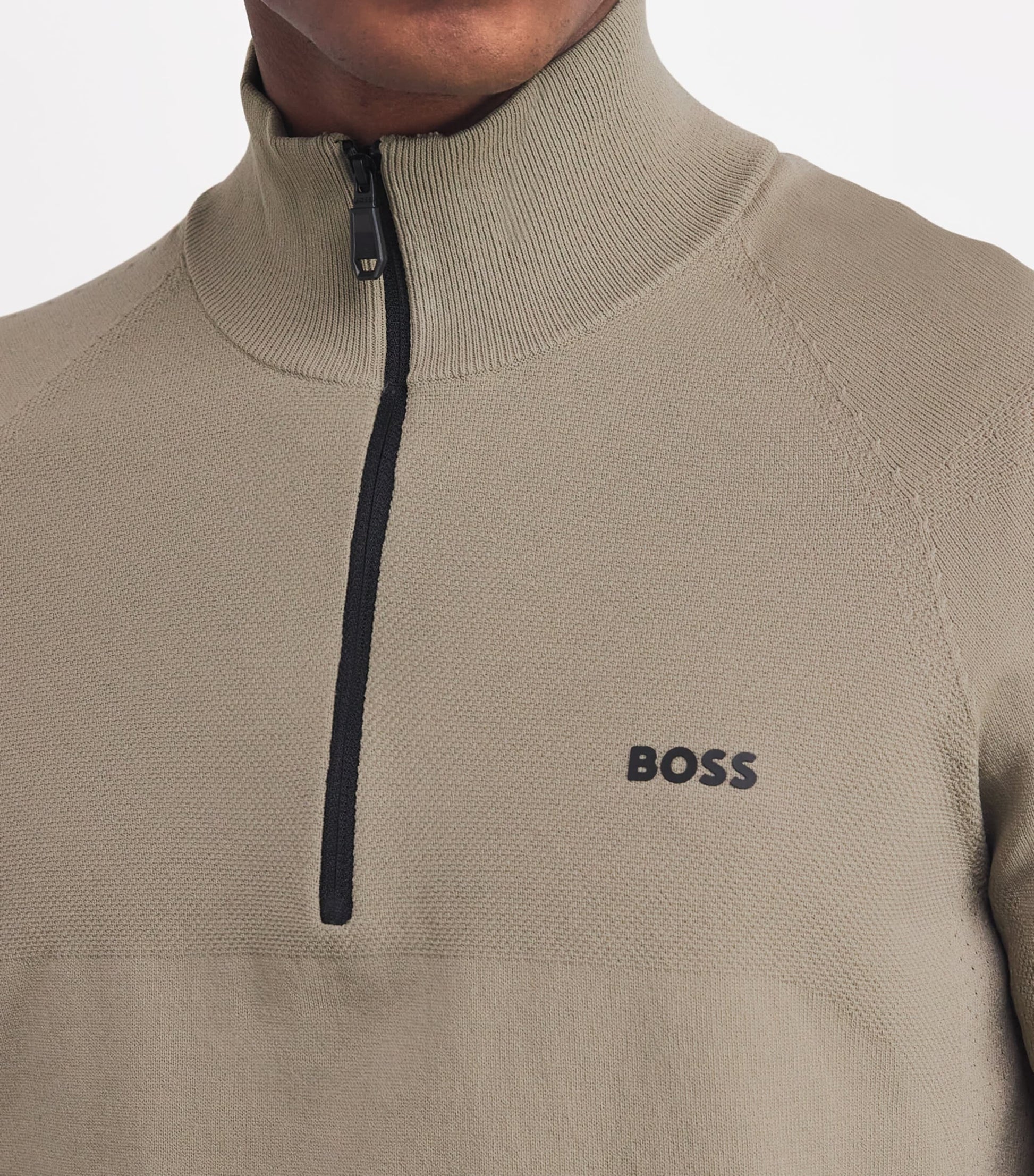 Seamless Quarter-Zip Sweater