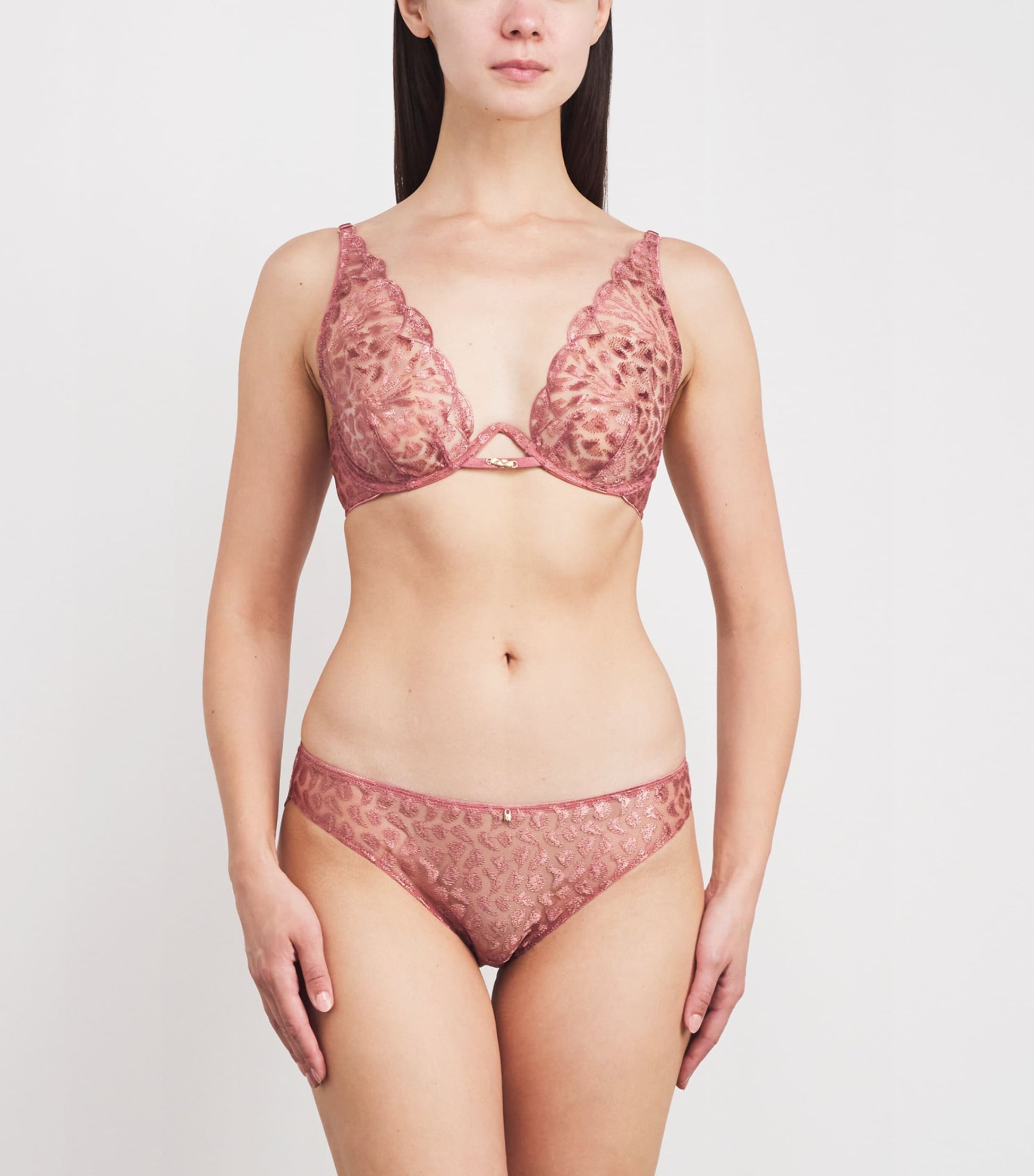 Pink Crazy in Love Triangle Bra