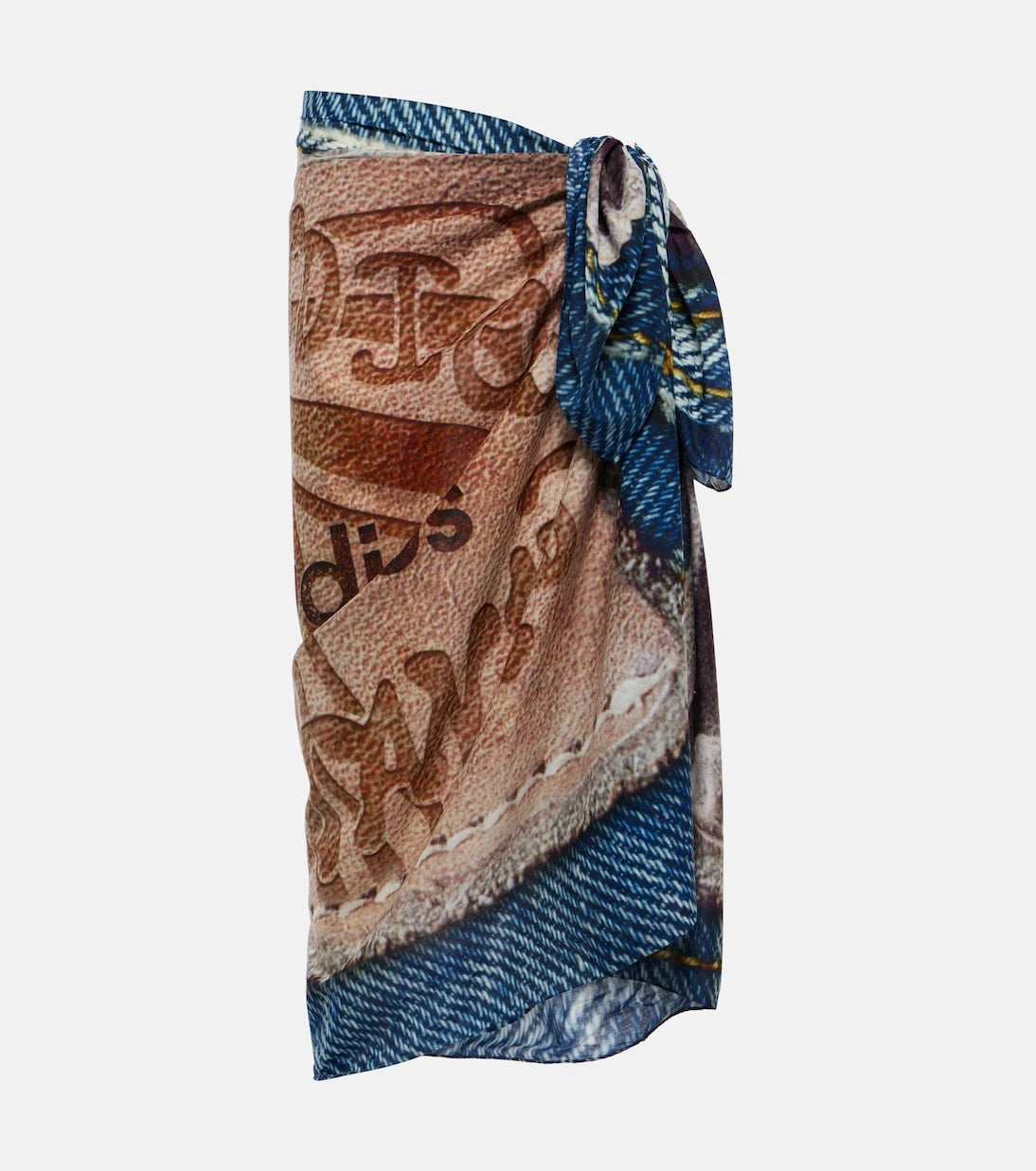 Acne Studios - Printed cotton beach cover-up