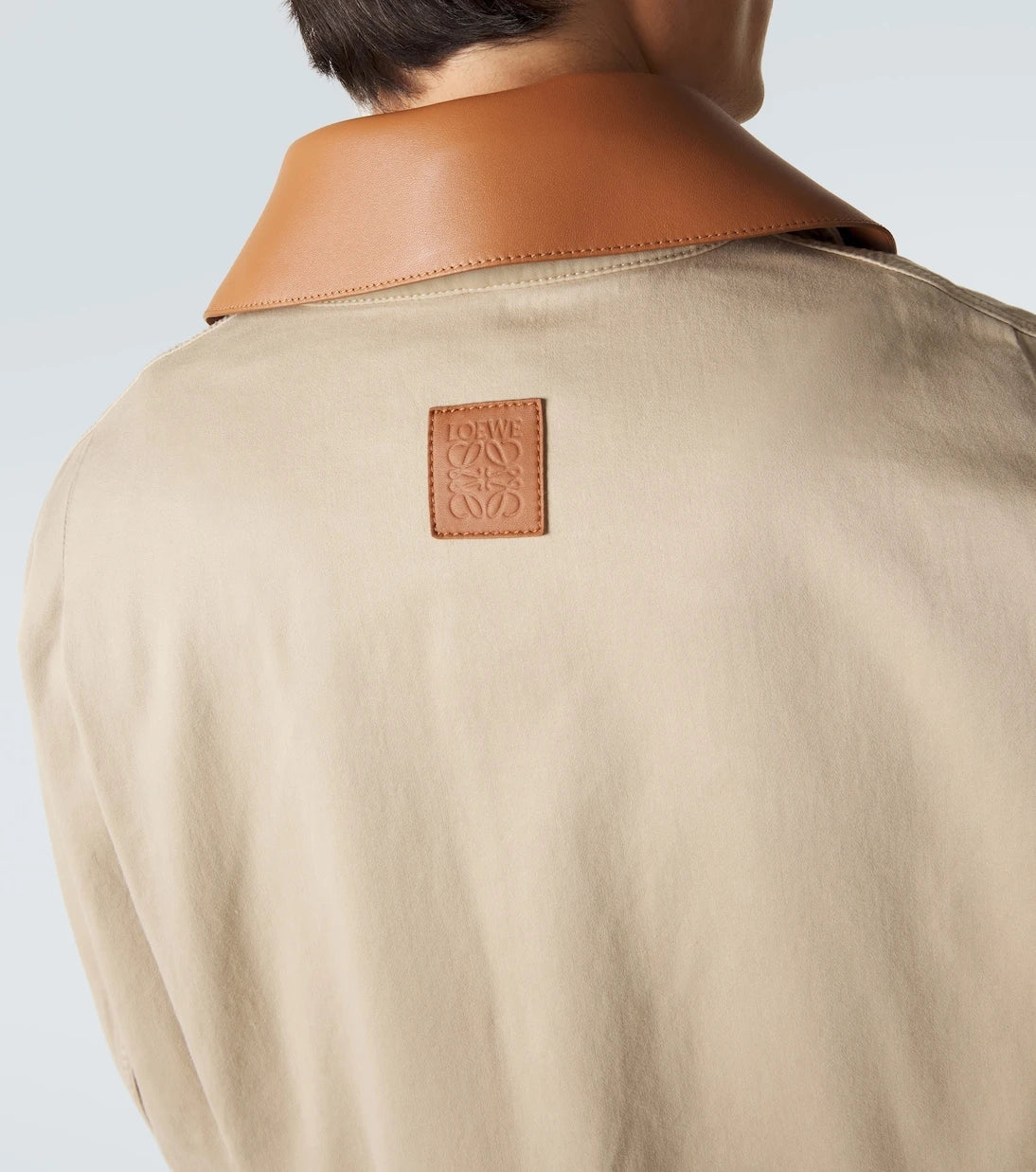 Loewe - Paula's Ibiza leather-trimmed cotton jacket