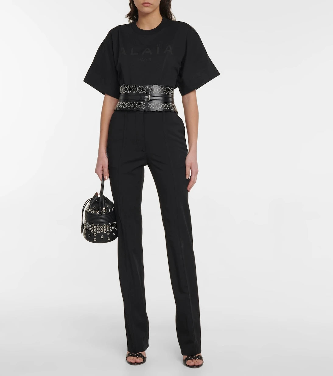 Alaïa - Twill straight pants