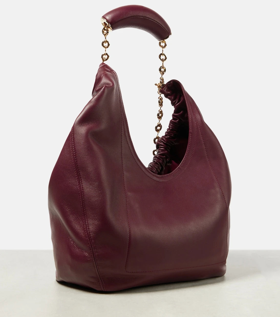 Loewe - حقيبة كتف Squeeze متوسطة من الجلد