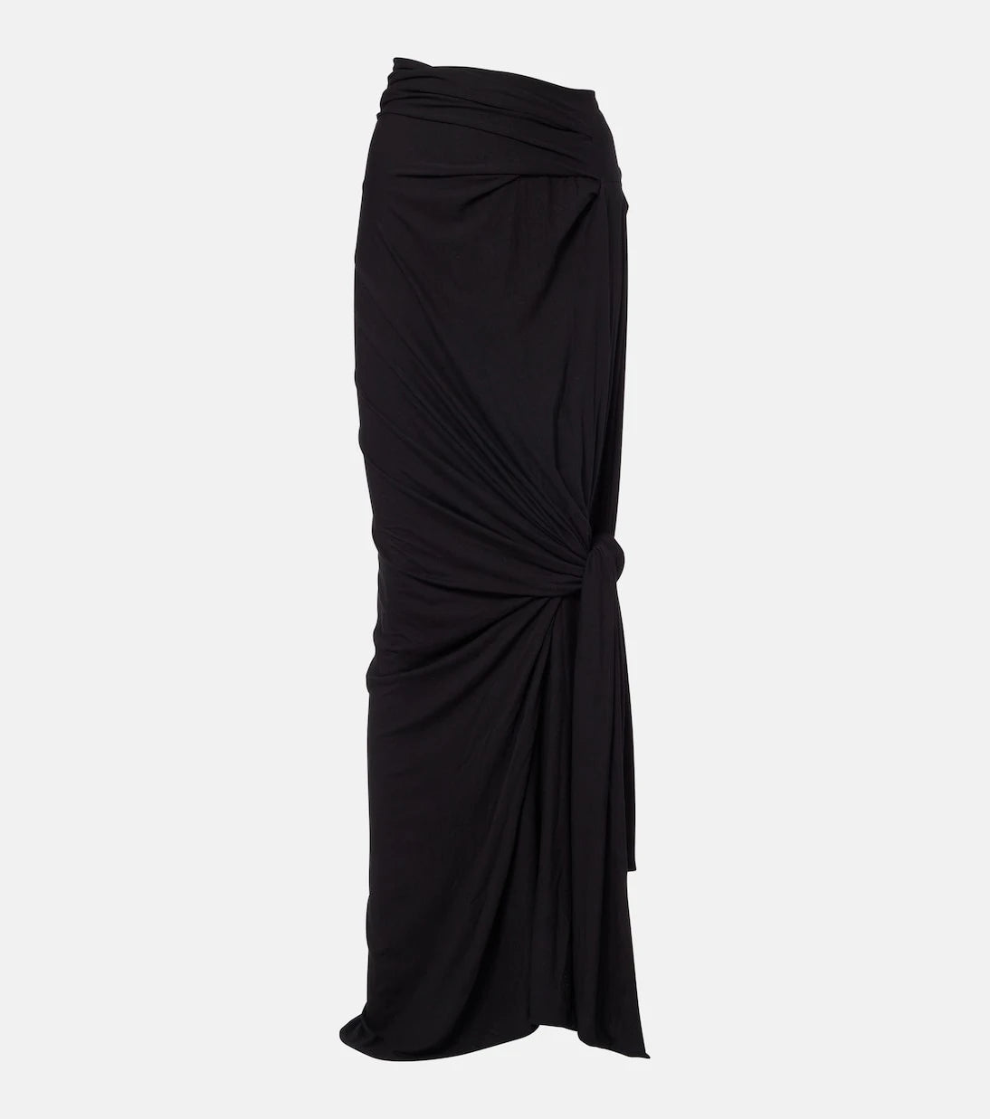 Entire Studios - Draped jersey maxi skirt