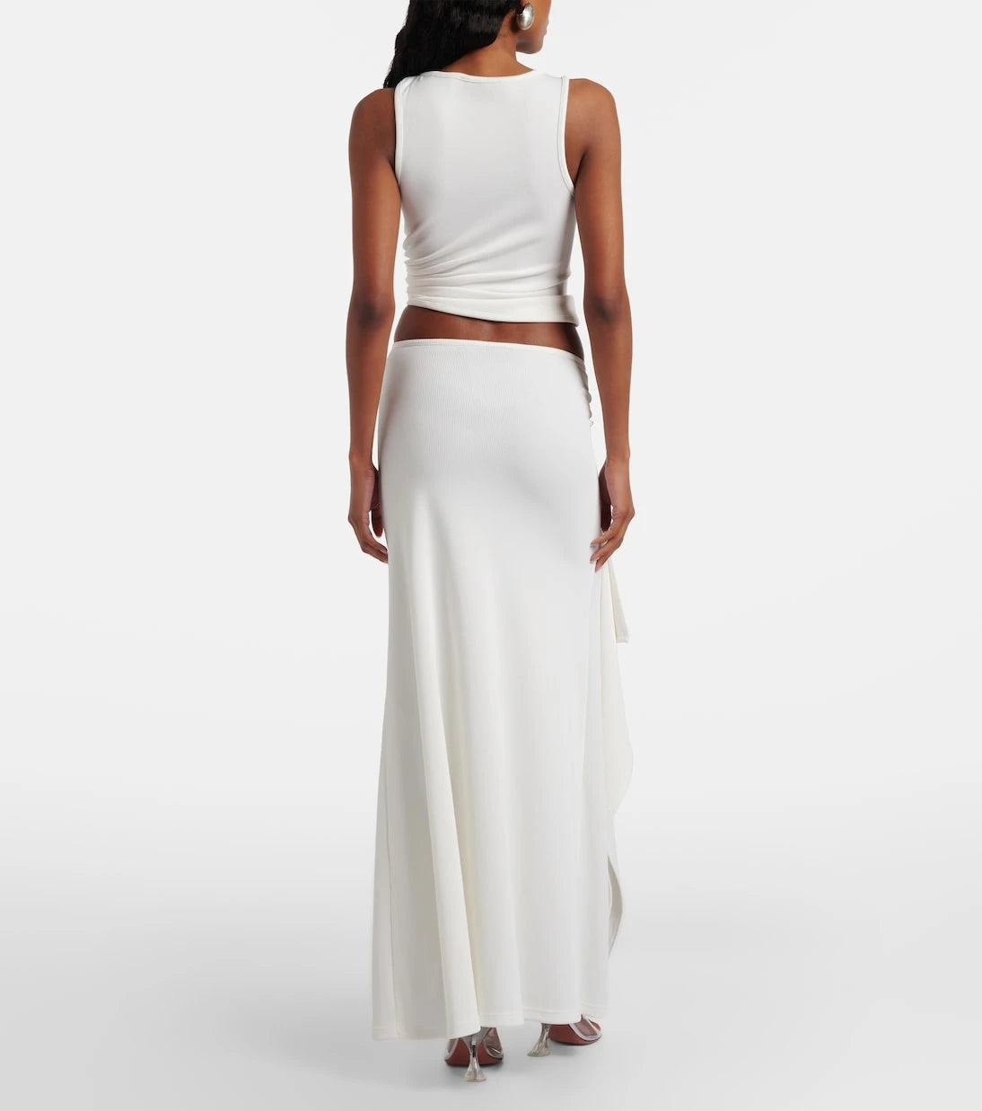 Christopher Esber - Occhio embellished jersey maxi skirt