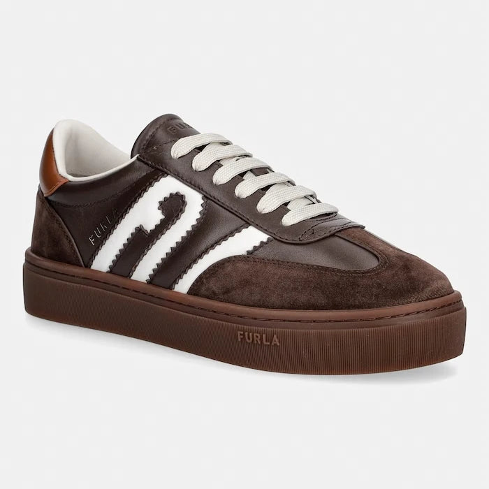 Furla Allegra Lace-Up Kadın Deri Sneaker