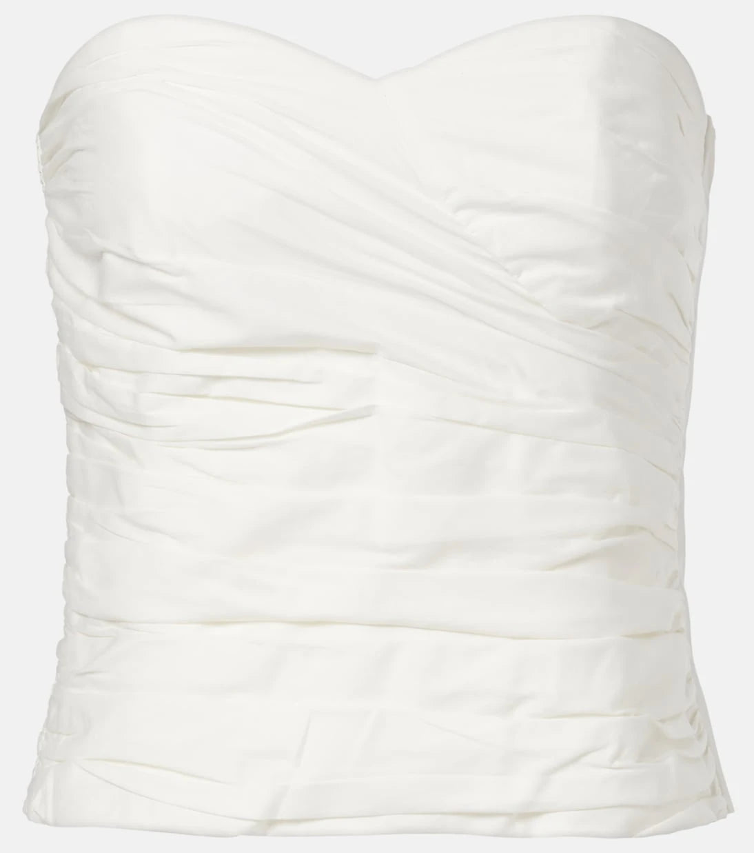 Adriana Degreas - Opulence draped cotton corset