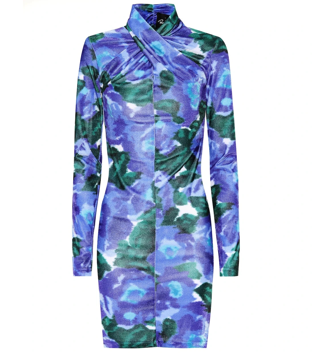 Richard Quinn - Floral velvet minidress