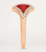 Rose Gold, Diamond and Carnelian Divas' Dream Ring