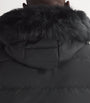 Moose Knuckles Black Down Cloud Bomber Puffer Jacket