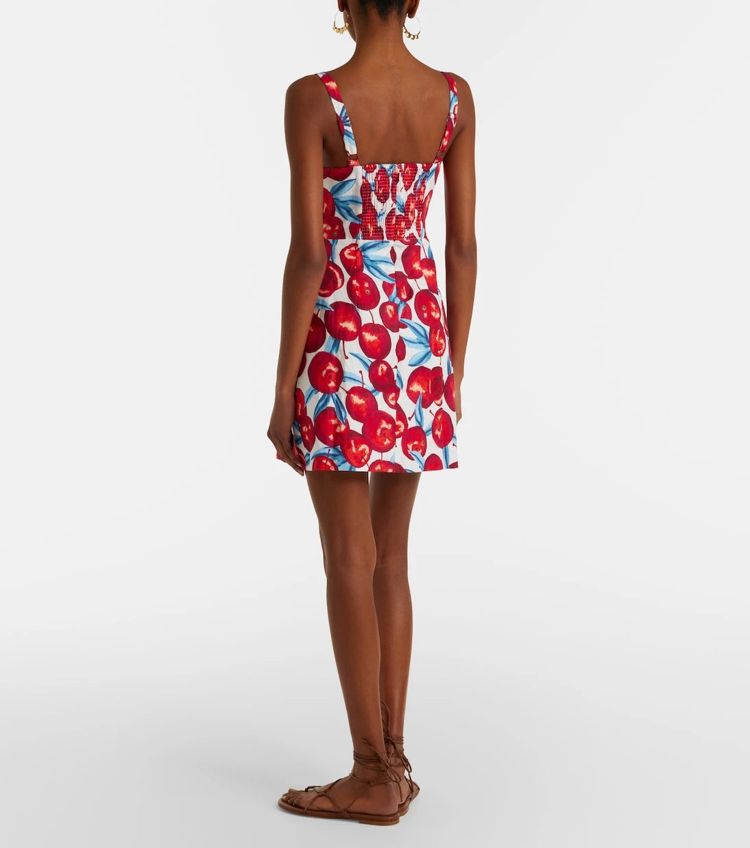Farm Rio - Printed linen minidress