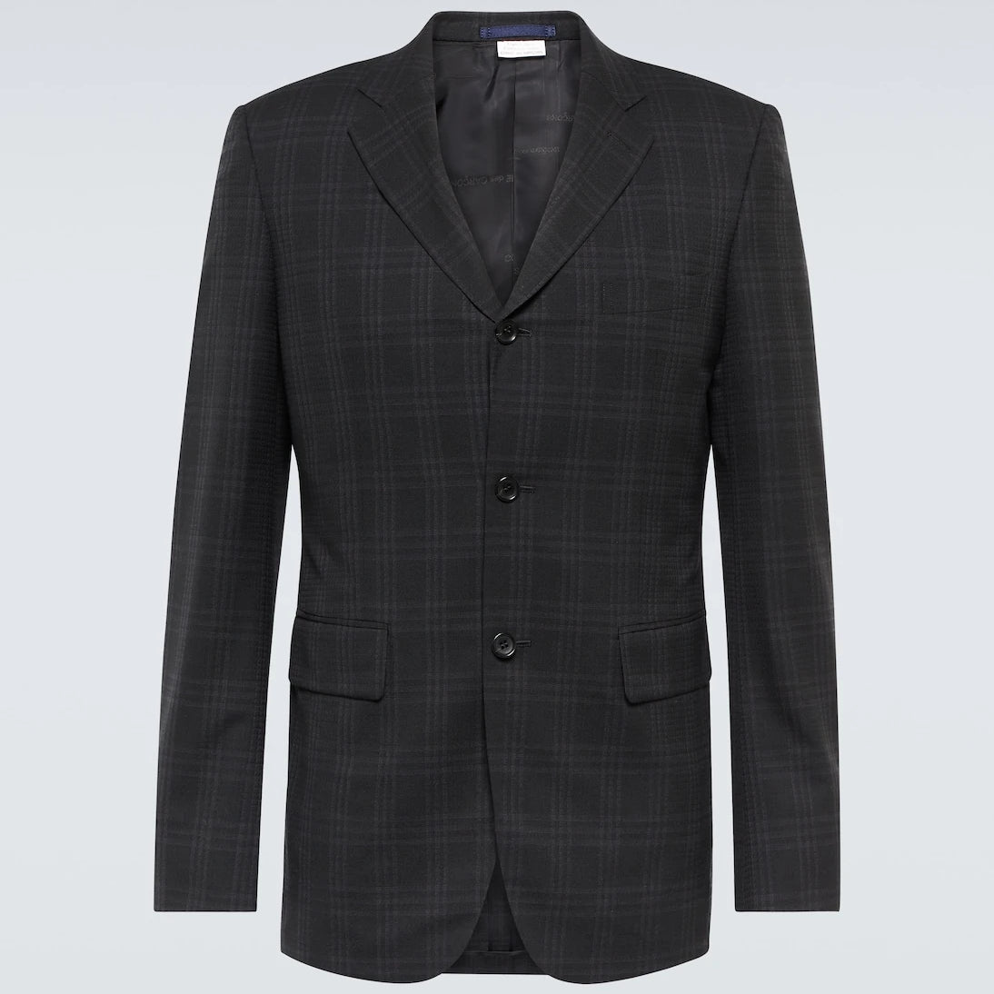 Comme des Garçons Homme Deux - Checked wool blazer