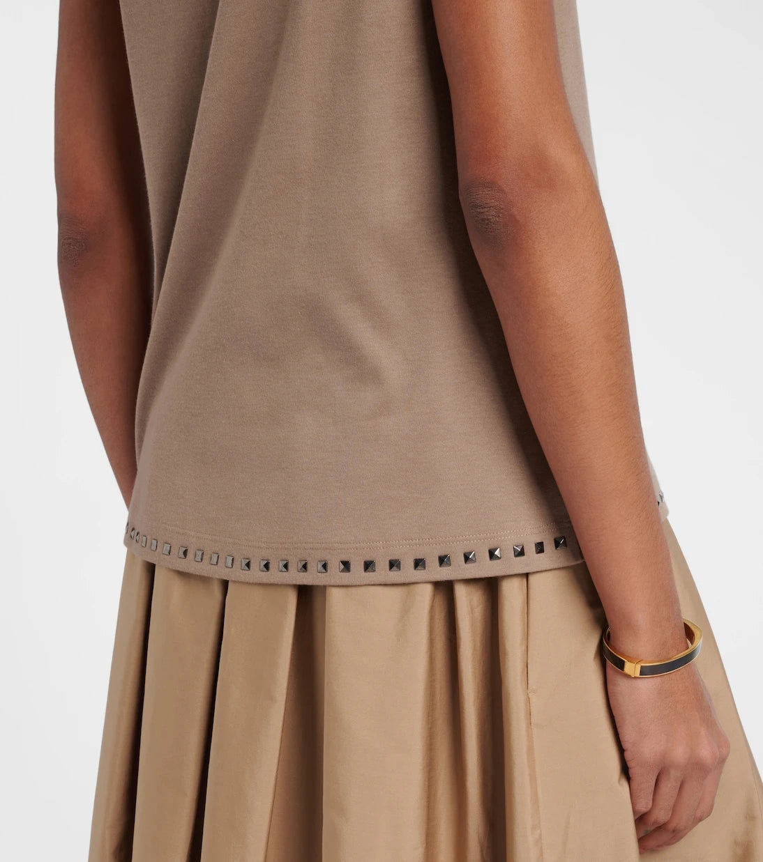 'S Max Mara - Furetto embellished cotton-blend tank top
