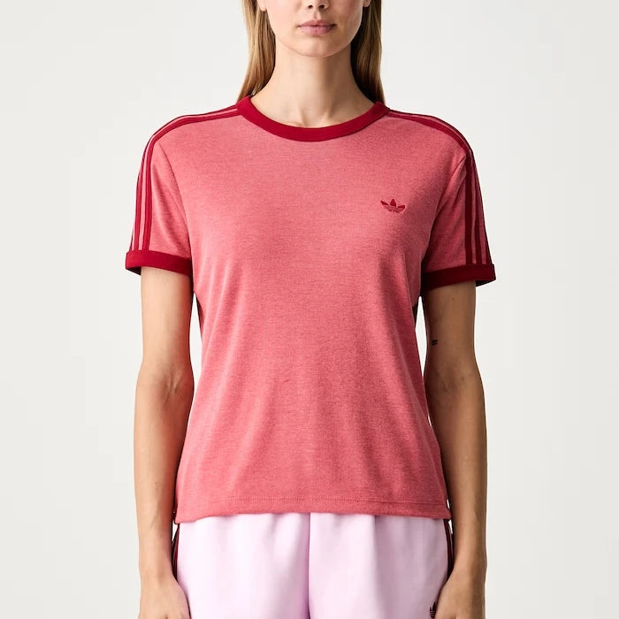 adidas Originals basic pamuklu kadın tişört Heather