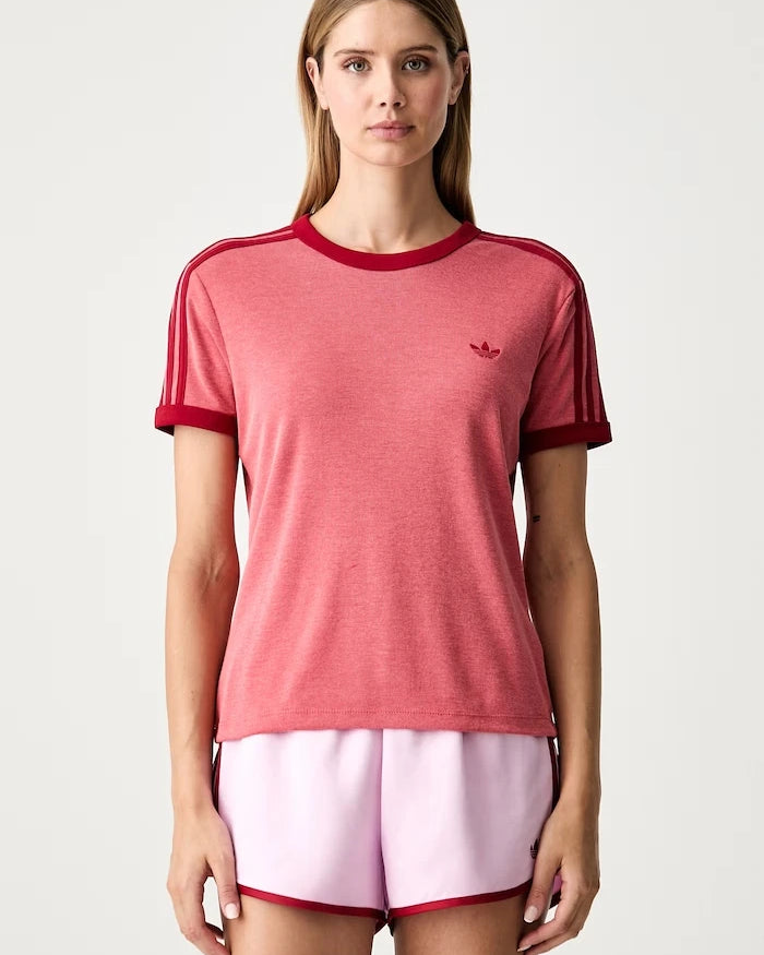 adidas Originals basic pamuklu kadın tişört Heather