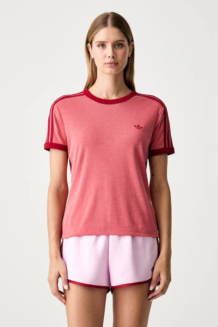 adidas Originals basic pamuklu kadın tişört Heather