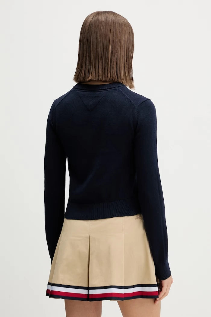 Tommy Jeans Kadın Pamuk Kazak