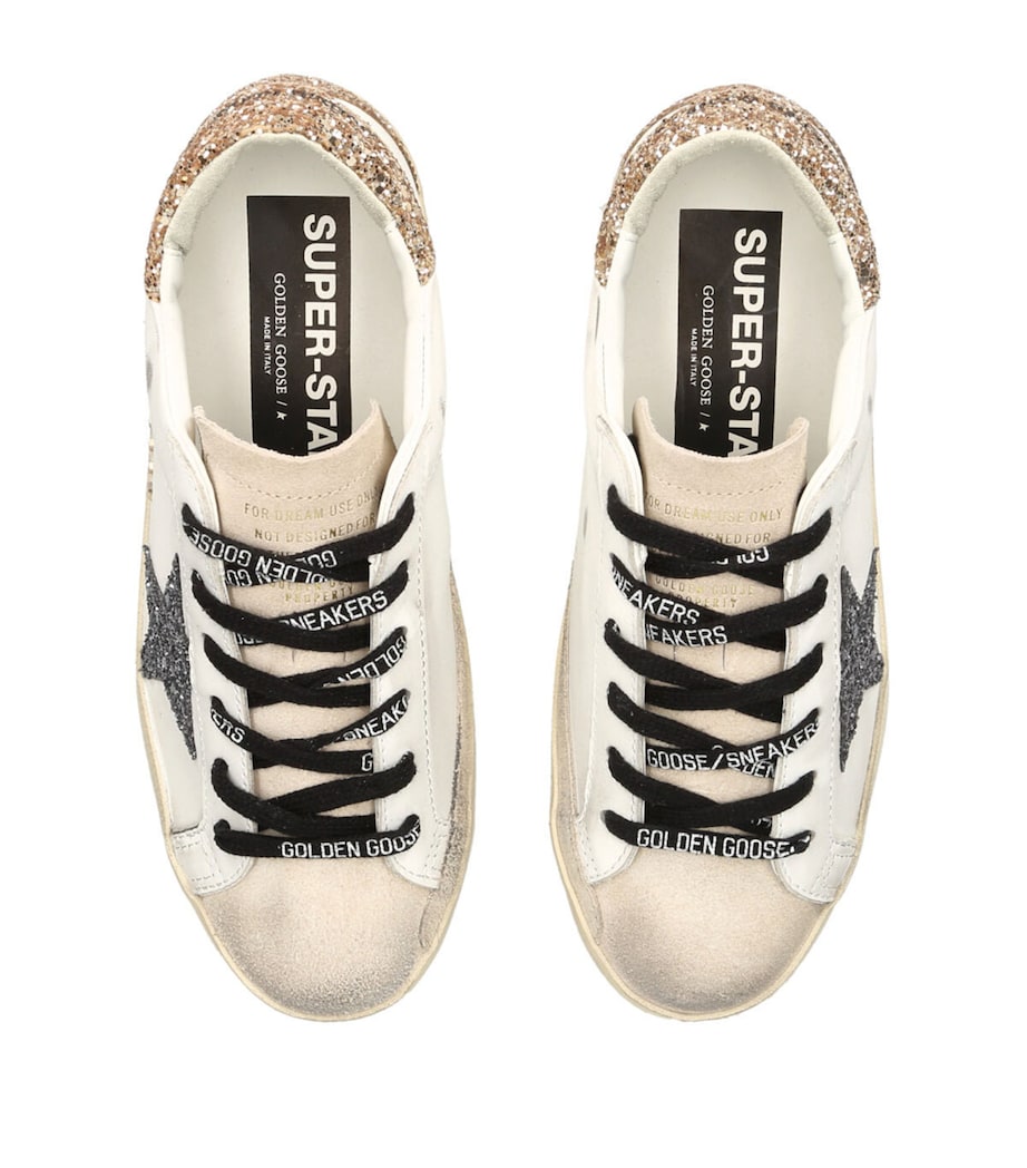 White Leather Super-Star Sneakers